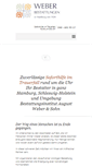 Mobile Screenshot of bestattungsinstitut-weber.de